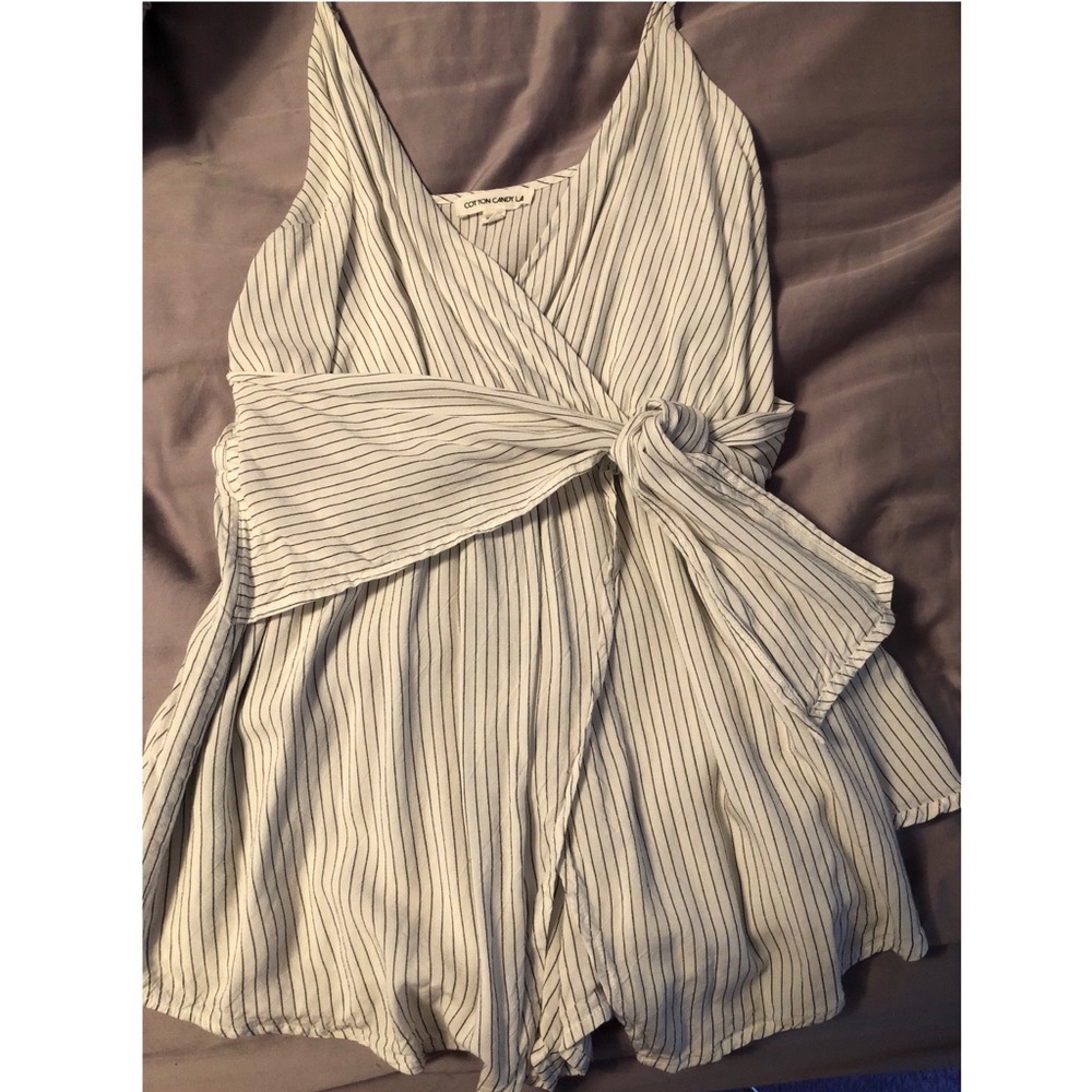 Cotton Candy Stripe romper